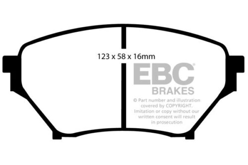 EBC Greenstuff 2000 front brake pads for Mazda MX-5