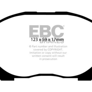 EBC Greenstuff 2000 prednje kočione pločice za Toyota Avensis Verso