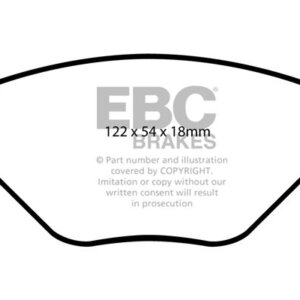 EBC Greenstuff 2000 front brake pads for Renault Megane