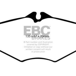 EBC Greenstuff 2000 prednje kočione pločice za Mercedes-Benz E-Class