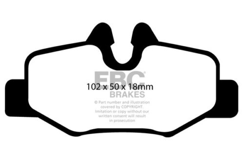 EBC Greenstuff 2000 rear brake pads for Mercedes-Benz Viano