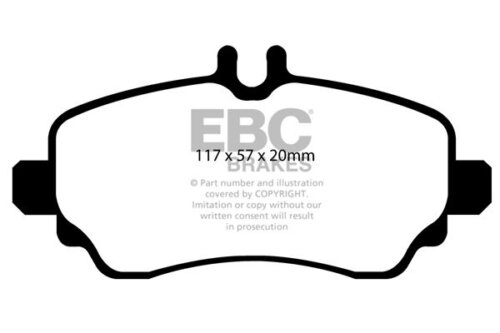 EBC Greenstuff 2000 front brake pads for Mercedes-Benz Vaneo