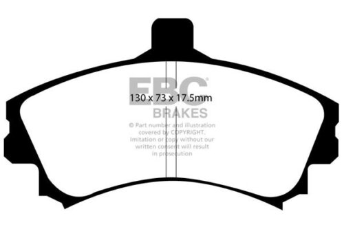 EBC Greenstuff 2000 front brake pads for Smart Forfour