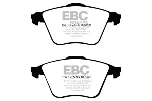 EBC Greenstuff 2000 front brake pads for Opel Signum, SAAB 9-3