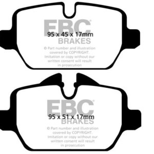 EBC Greenstuff 2000 stražnje kočione pločice za BMW 1, BMW 3