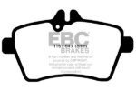 EBC Greenstuff 2000 front brake pads for Mercedes-Benz A-Class, Mercedes-Benz B-Class