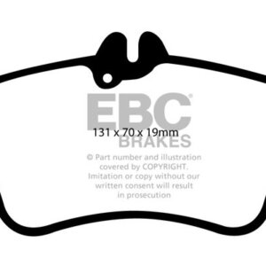 EBC Greenstuff 2000 prednje kočione pločice za Mercedes-Benz A-Class, Mercedes-Benz B-Class