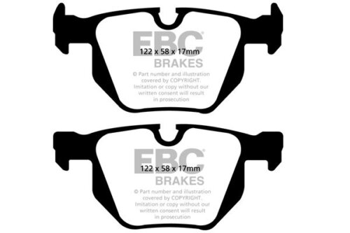 EBC Greenstuff 2000 rear brake pads for BMW 3