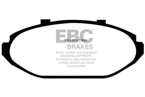 EBC Greenstuff 2000 front brake pads for Lincoln Town Car