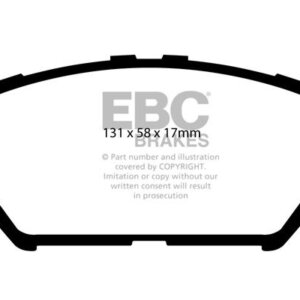EBC Greenstuff 2000 prednje kočione pločice za Toyota Camry