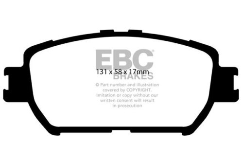 EBC Greenstuff 2000 front brake pads for Toyota Camry