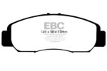 EBC Greenstuff 2000 front brake pads for Honda StepWGN, Honda Civic