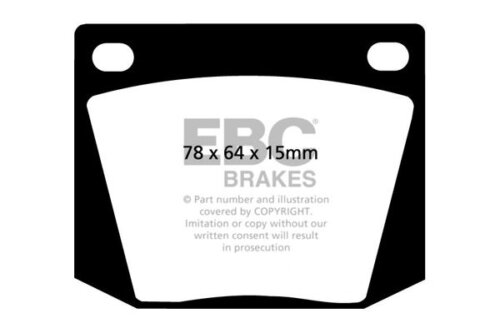 EBC Greenstuff 2000 front brake pads for Triumph GT6