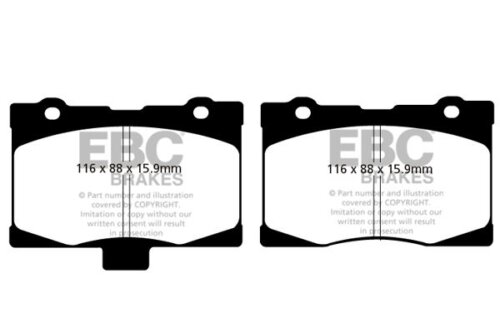 EBC Greenstuff 2000 front brake pads for Honda Legend