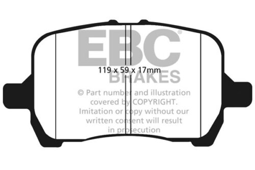 EBC Greenstuff 2000 front brake pads for Opel GT