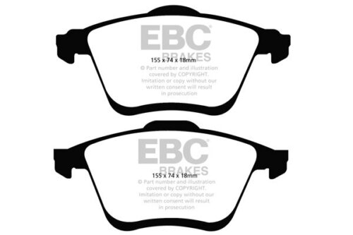EBC Greenstuff 2000 front brake pads for Mazda 6