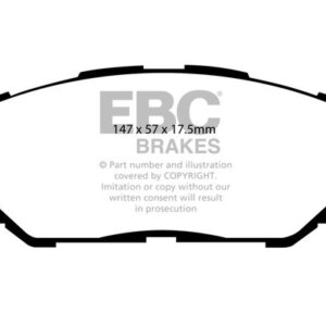 EBC Greenstuff 2000 prednje kočione pločice za Toyota RAV4