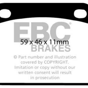 EBC Ultimax stražnje kočione pločice za SAAB 99