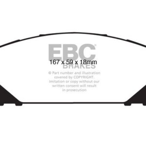 EBC Greenstuff 2000 prednje kočione pločice za Lexus RX, Toyota RAV4