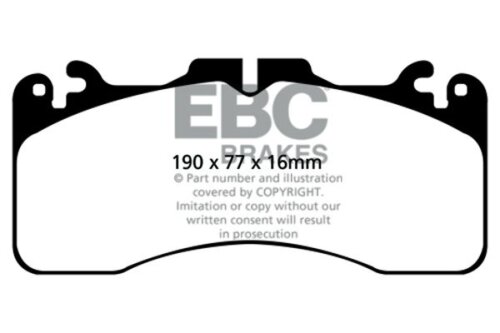 EBC Greenstuff 2000 front brake pads for Lexus GS
