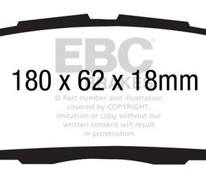 EBC Greenstuff 2000 prednje kočione pločice za Ford Explorer