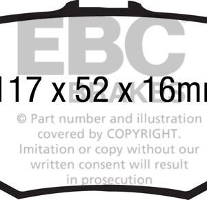 EBC Greenstuff 2000 stražnje kočione pločice za Ford Explorer