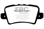 EBC Greenstuff 2000 stražnje kočione pločice za Honda Civic