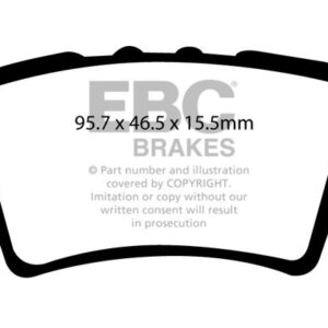 EBC Greenstuff 2000 stražnje kočione pločice za Honda Civic