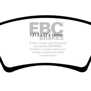 EBC Greenstuff 2000 prednje kočione pločice za Suzuki SX4