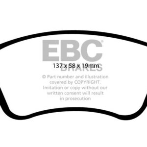 EBC Greenstuff 2000 prednje kočione pločice za Toyota Auris