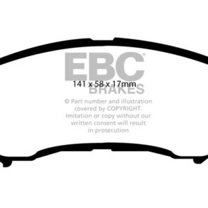 EBC Greenstuff 2000 prednje kočione pločice za Nissan Juke, Nissan Qashqai