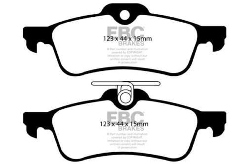 EBC Greenstuff 2000 rear brake pads for Toyota Yaris