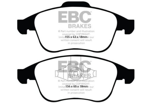 EBC Greenstuff 2000 front brake pads for Renault Laguna, Renault Latitude