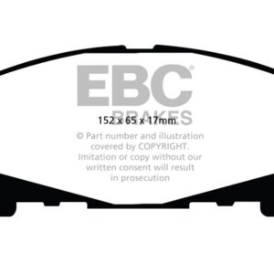 EBC Greenstuff 2000 prednje kočione pločice za Honda Accord