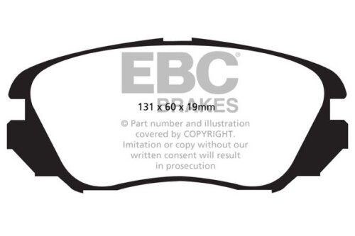 EBC Greenstuff 2000 front brake pads for Opel Insignia