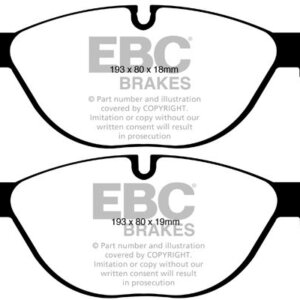 EBC Greenstuff 2000 prednje kočione pločice za BMW 5 Gran Turismo, BMW 5