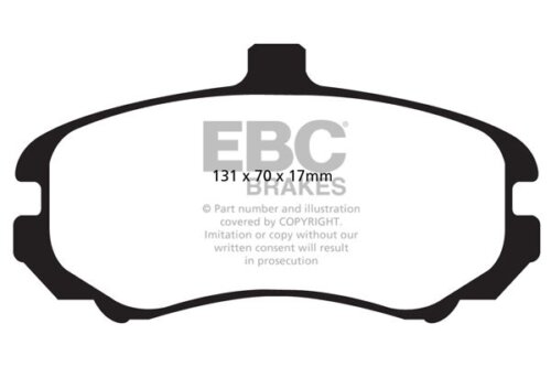 EBC Greenstuff 2000 front brake pads for Hyundai Elantra