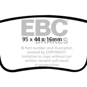 EBC Greenstuff 2000 stražnje kočione pločice za Renault Kangoo