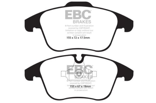 EBC Greenstuff 2000 front brake pads for Citroën C5