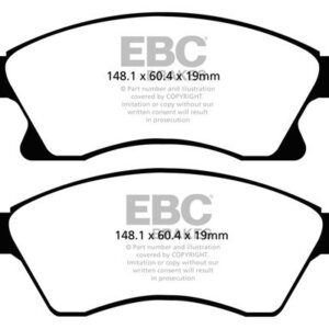 EBC Greenstuff 2000 front brake pads for Chevrolet Aveo, Chevrolet Cruze