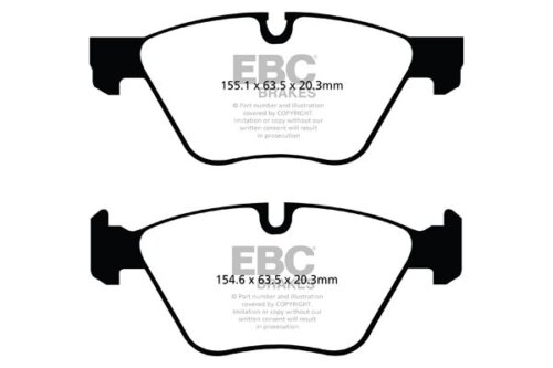 EBC Greenstuff 2000 front brake pads for BMW 3, BMW Z4
