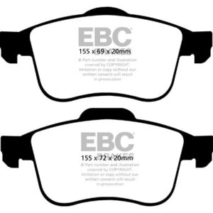 EBC Greenstuff 2000 prednje kočione pločice za Alfa Romeo Giulietta