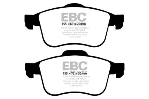 EBC Greenstuff 2000 front brake pads for Alfa Romeo Giulietta