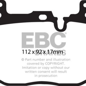 EBC Greenstuff 2000 prednje kočione pločice za BMW 1, BMW 4