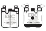 EBC Greenstuff 2000 rear brake pads for BMW 1, BMW 4