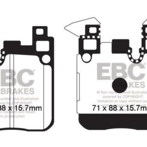 EBC Greenstuff 2000 stražnje kočione pločice za BMW 1, BMW 4