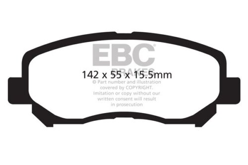 EBC Greenstuff 2000 front brake pads for Mazda CX-5