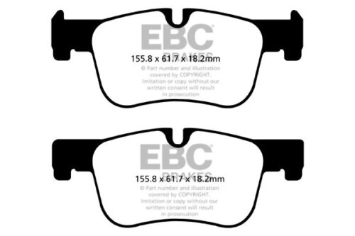 EBC Greenstuff 2000 front brake pads for BMW 1