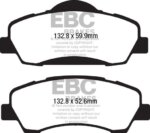 EBC Greenstuff 2000 prednje kočione pločice za Citroën C4 Grand Picasso