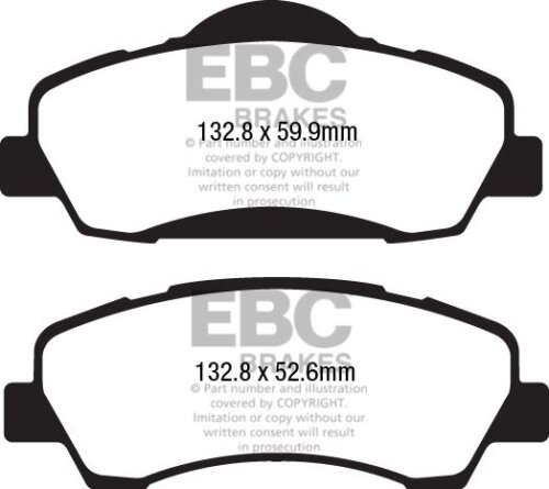 EBC Greenstuff 2000 prednje kočione pločice za Citroën C4 Grand Picasso
